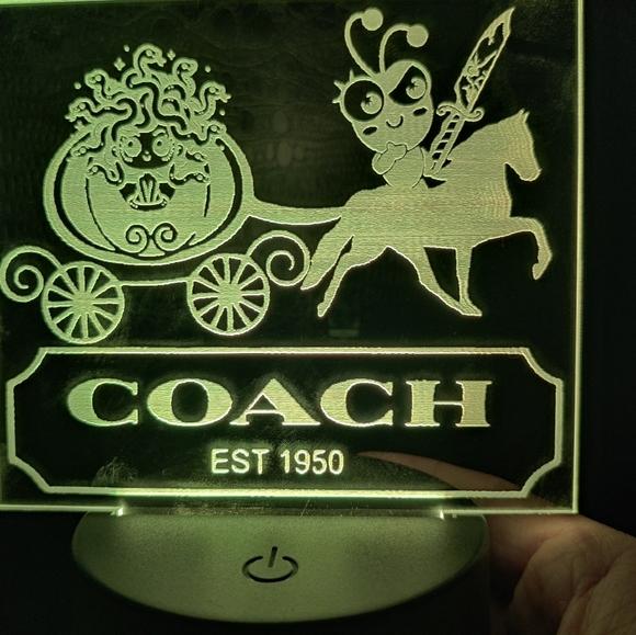 Cricut Medusa horse Coach led lamp - Picture 4 of 8